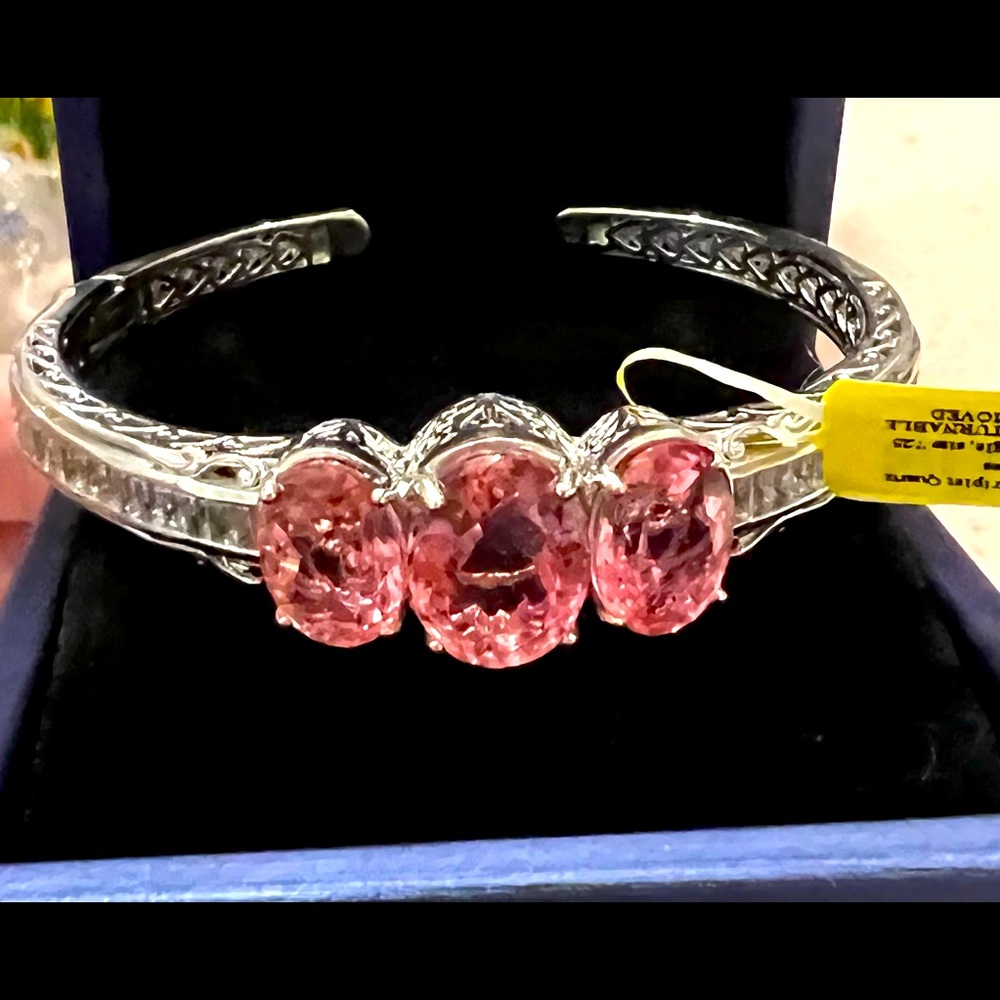 Bracelet poudretteite quartz gemstone